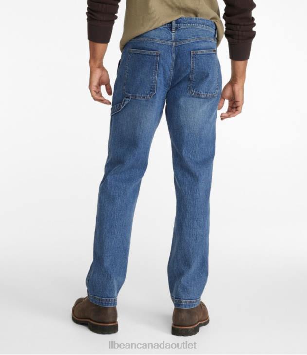 Clothing Antique Medium H8XZ109 Signature Heritage Utility Denim Men L.L.Bean