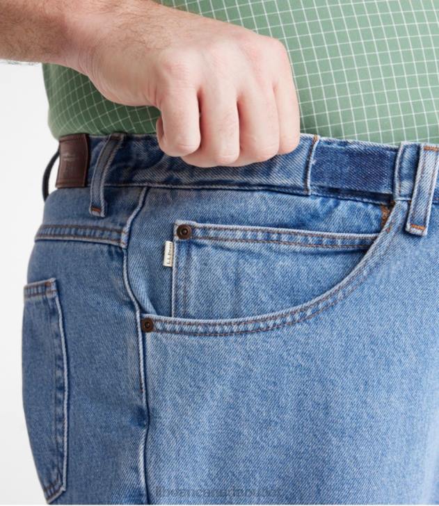 Clothing Dark Wash H8XZ6627 Jeans Men L.L.Bean x Double L