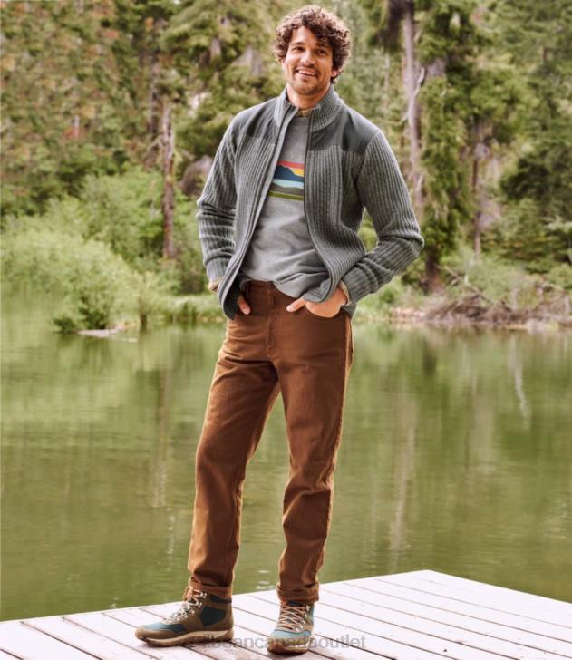 Clothing Faded Denim H8XZ670 Jeans Men L.L.Bean x Double L