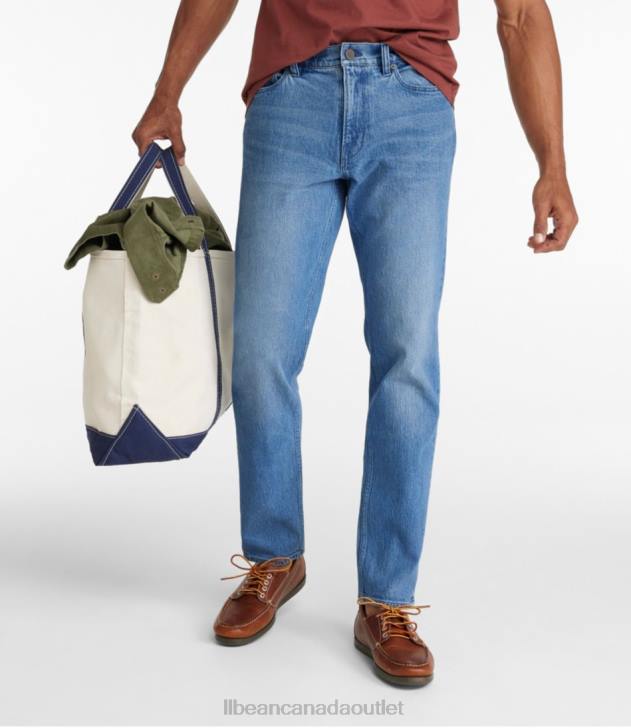 Clothing Stonewash Light H8XZ3051 Signature Heritage Denim Men L.L.Bean