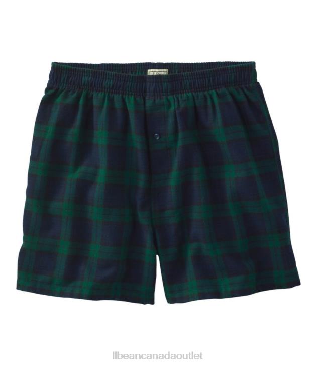 Clothing Black Watch Tartan H8XZ4823 Scotch Plaid Flannel Boxers Men L.L.Bean