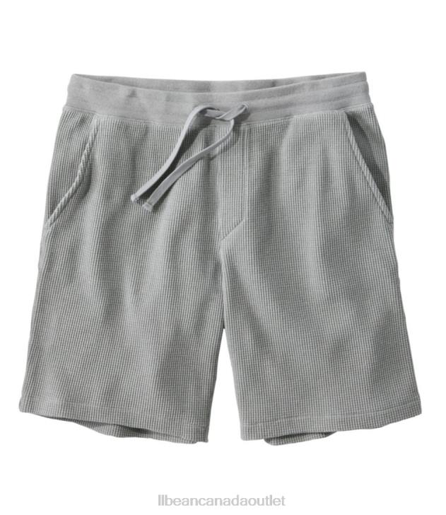 Clothing Gray Heather H8XZ3338 Comfort Waffle Lounge Shorts Men L.L.Bean