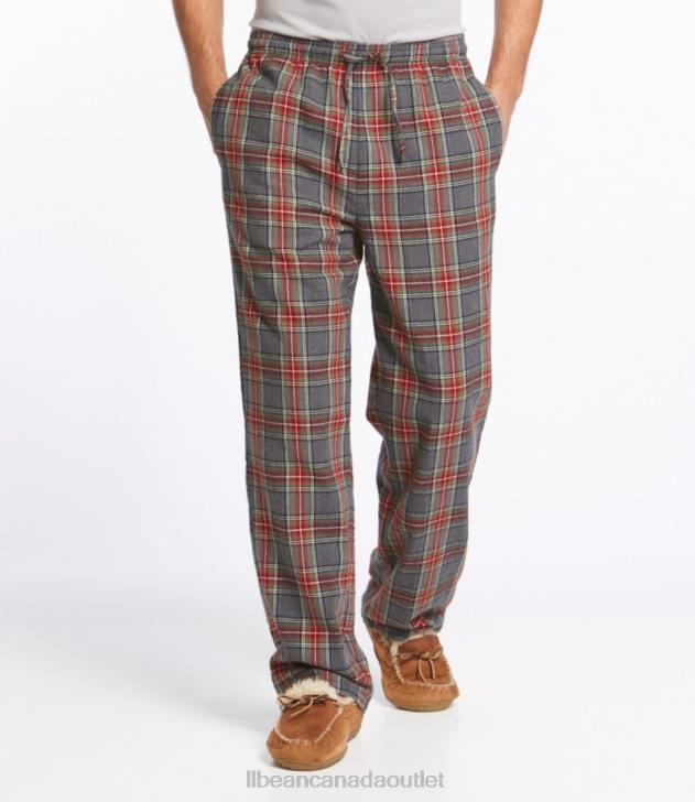 Clothing Morgan H8XZ3158 Scotch Plaid Flannel Sleep Pants Men L.L.Bean