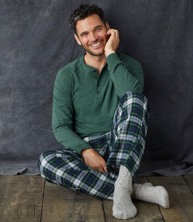 Clothing Morgan H8XZ3158 Scotch Plaid Flannel Sleep Pants Men L.L.Bean