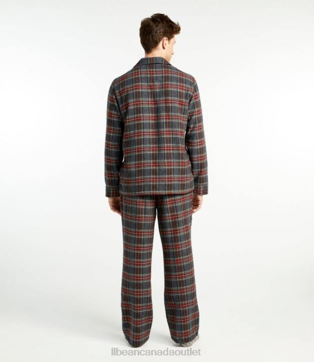 Clothing Morgan H8XZ3214 Scotch Plaid Flannel Pajamas Men L.L.Bean