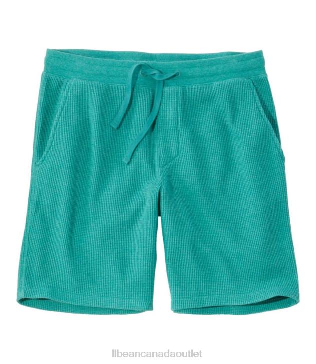 Clothing Rustic Green Heather H8XZ7004 Comfort Waffle Lounge Shorts Men L.L.Bean
