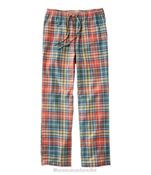 Clothing Washed Buchanan H8XZ5805 Scotch Plaid Flannel Sleep Pants Men L.L.Bean