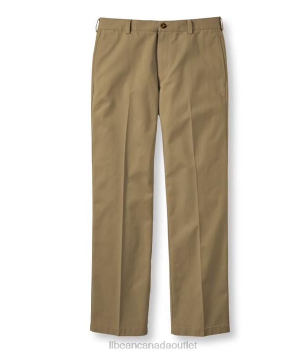 Clothing Dark Khaki H8XZ5997 Wrinkle-Free Chinos Men L.L.Bean x Double L