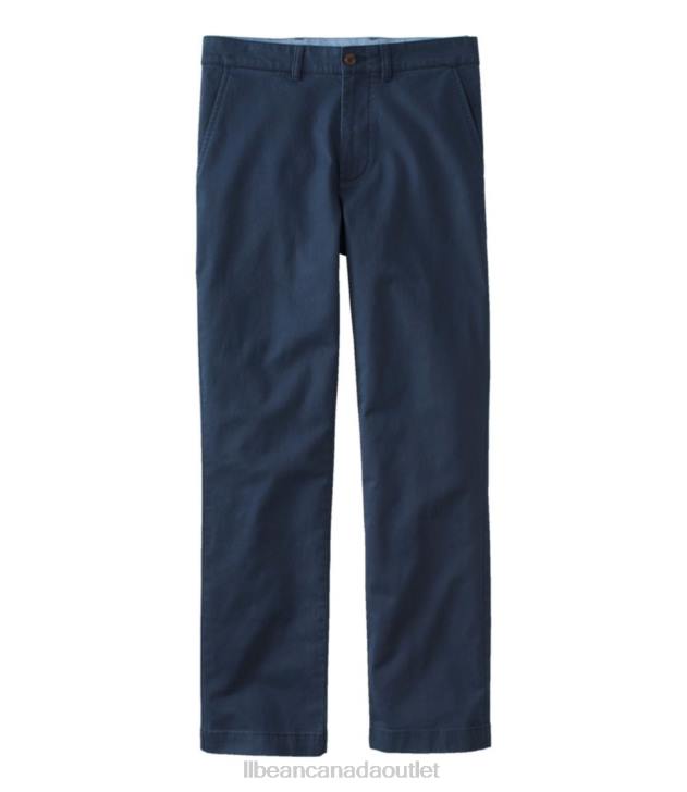 Clothing Navy H8XZ6637 Lakewashed Stretch Khakis Men L.L.Bean