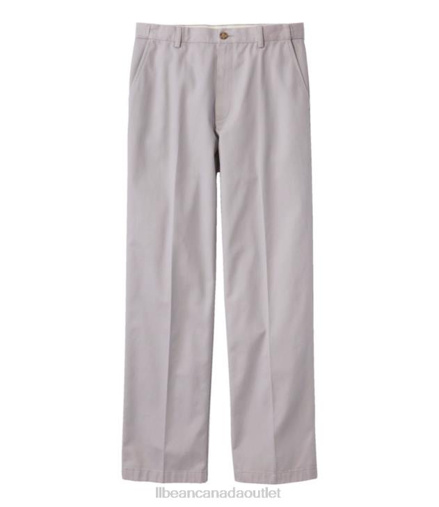 Clothing Quarry Gray H8XZ5975 Wrinkle-Free Chinos Men L.L.Bean x Double L