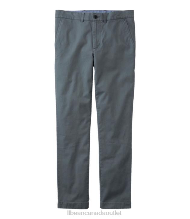 Clothing Storm Gray H8XZ371 Lakewashed Stretch Khakis Men L.L.Bean