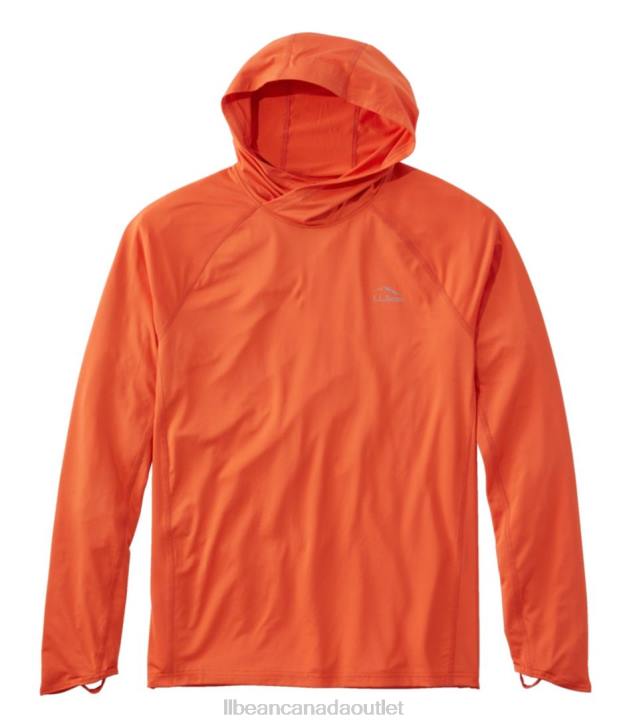 Clothing Peak Orange H8XZ3228 Swift River Cooling Hooded Rash Guard Men L.L.Bean