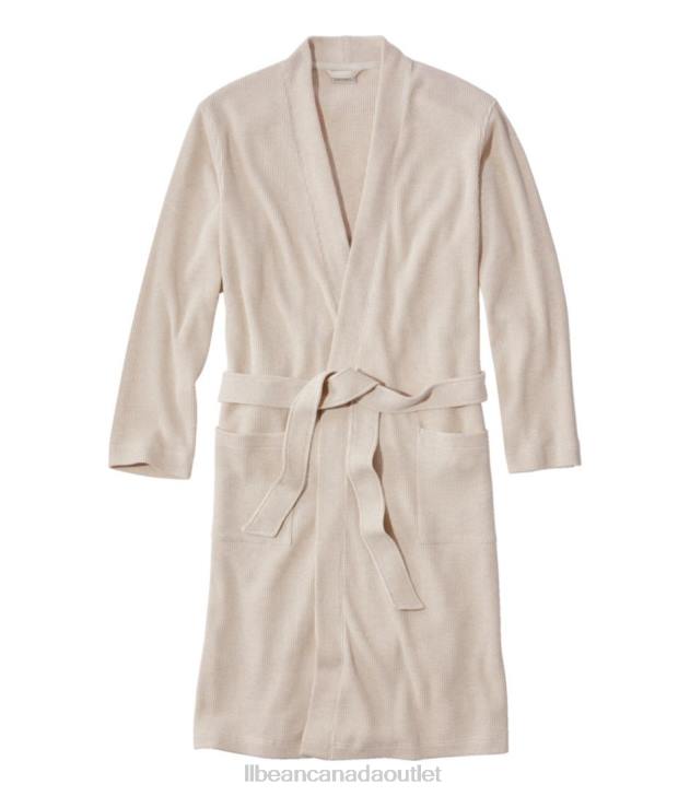 Clothing Silver Birch Heather H8XZ3210 Comfort Waffle Robe Men L.L.Bean