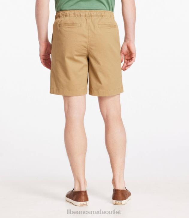 Clothing Antique White H8XZ6947 Lakewashed Stretch Khaki Shorts Men L.L.Bean