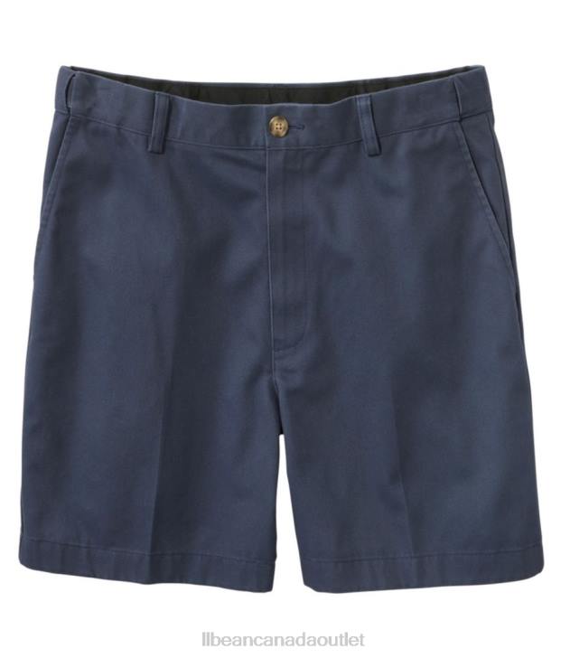Clothing Carbon Navy H8XZ3090 Wrinkle-Free Chino Shorts Men L.L.Bean x Double L
