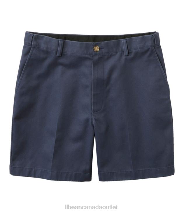 Clothing Carbon Navy H8XZ3145 Wrinkle-Free Chino Shorts Men L.L.Bean x Double L