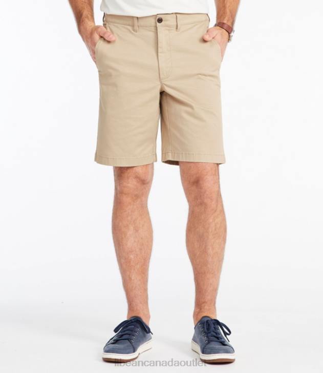 Clothing Deep Turquoise H8XZ4700 Lakewashed Stretch Khaki Shorts Men L.L.Bean