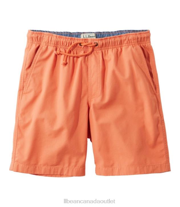 Clothing Faded Orange H8XZ6471 Dock Shorts Men L.L.Bean
