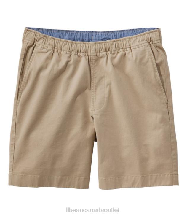Clothing Khaki H8XZ5787 Lakewashed Stretch Shorts Men L.L.Bean