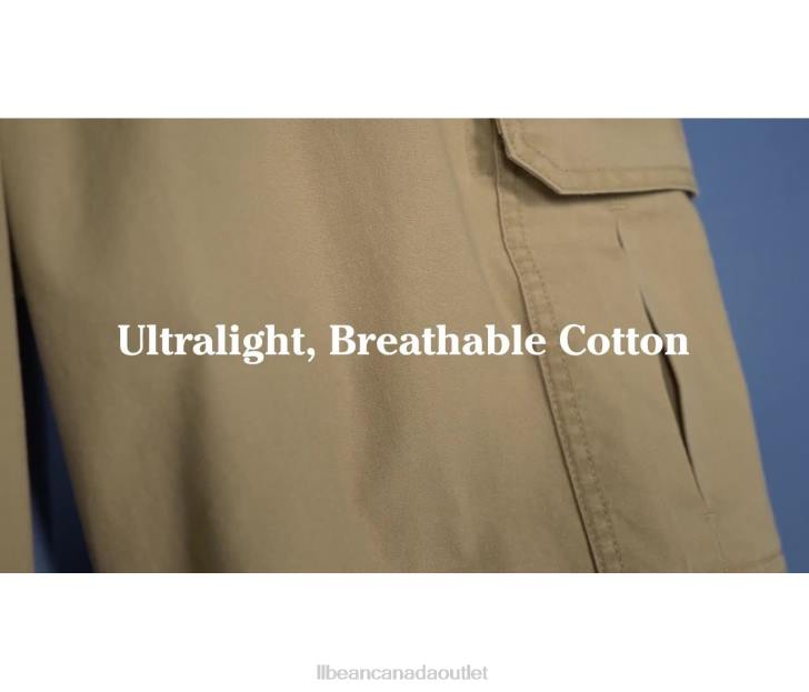 Clothing Vintage Indigo H8XZ218 Tropic-Weight Cargo Shorts Men L.L.Bean