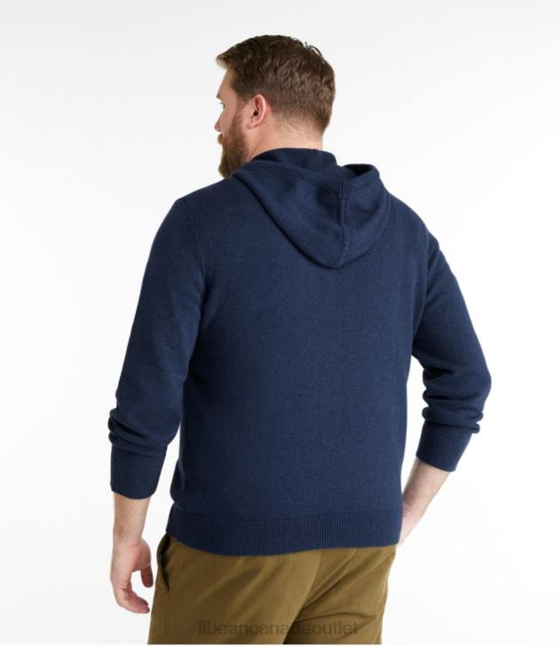 Clothing Black Forest Green H8XZ5957 Wicked Soft Cotton/Cashmere Sweater Men L.L.Bean