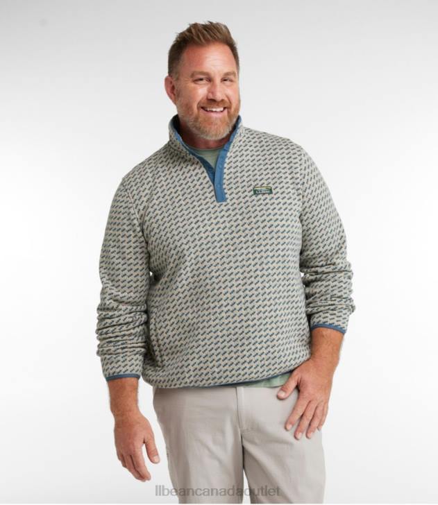 Clothing Buffalo Plaid Garnet H8XZ3658 Sweater Fleece Pullover Men L.L.Bean