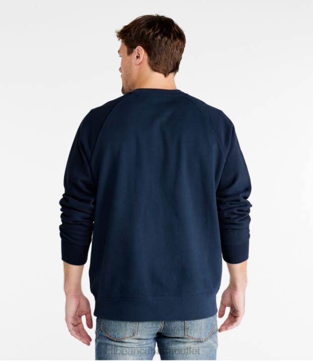 Clothing Classic Navy H8XZ538 Vacationland Sweatshirt Men L.L.Bean