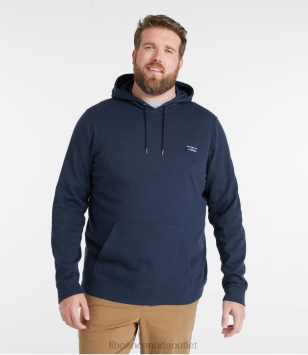 Clothing Deep Sapphire H8XZ4854 Comfort Stretch Pique Hoodie Men L.L.Bean