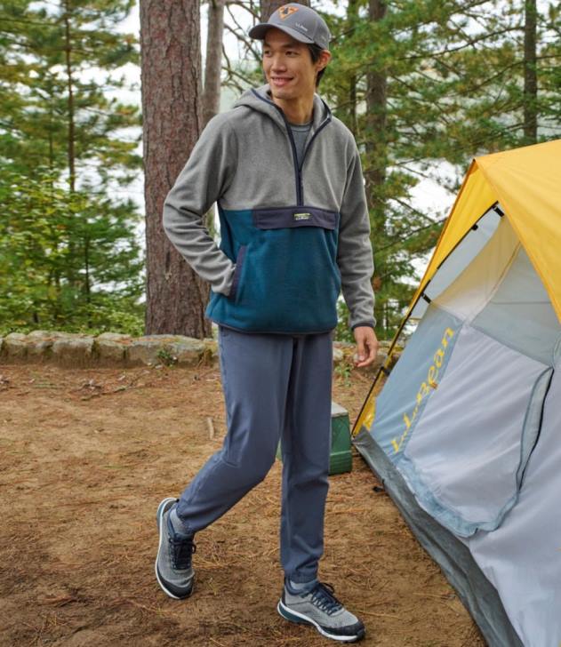 Clothing Gray Heather/Deep Admiral Blue H8XZ5118 Trail Fleece Men L.L.Bean