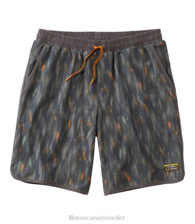Clothing Dark Black Smudge Camo H8XZ4809 All-Adventure Swim Shorts Men L.L.Bean