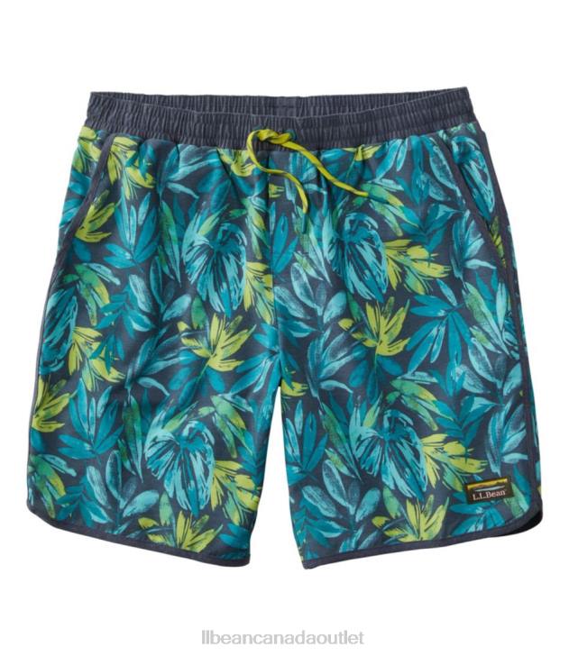 Clothing Dark Lagoon Tropical Leaves H8XZ6541 All-Adventure Swim Shorts Men L.L.Bean