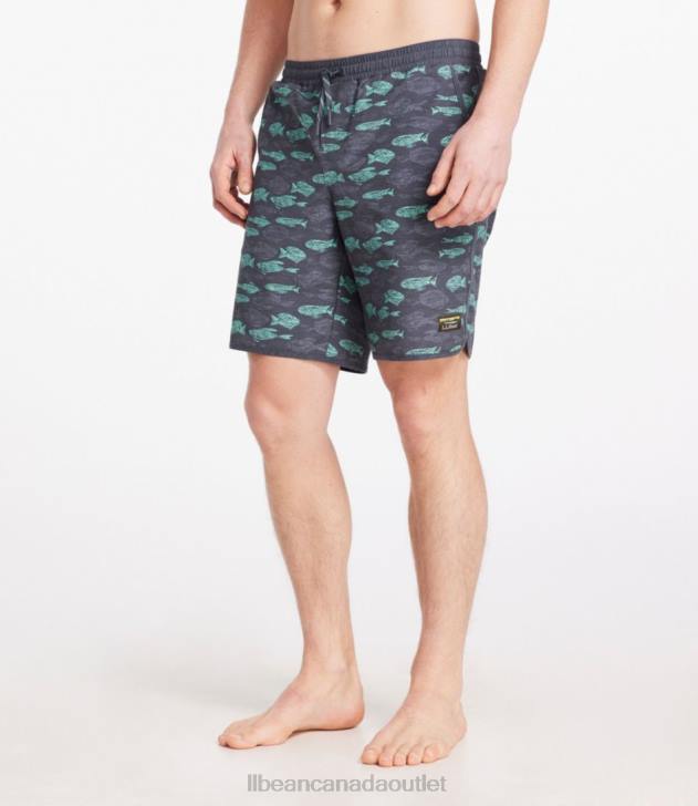 Clothing Dark Lagoon Tropical Leaves H8XZ6541 All-Adventure Swim Shorts Men L.L.Bean