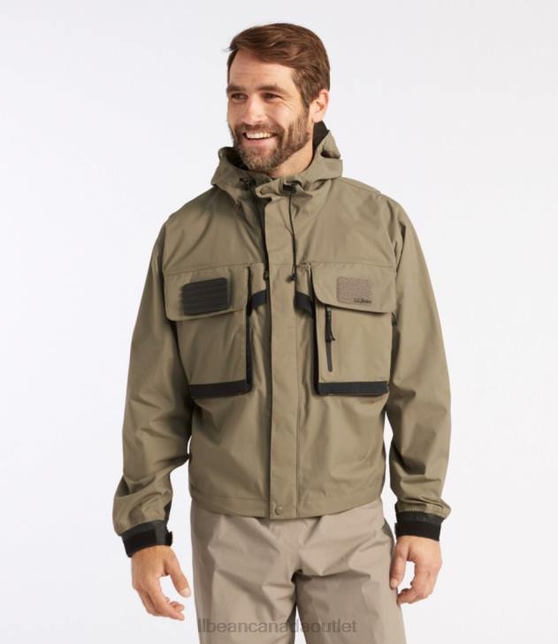 Fishing Ash H8XZ892 Emerger II Wading Jacket Men L.L.Bean