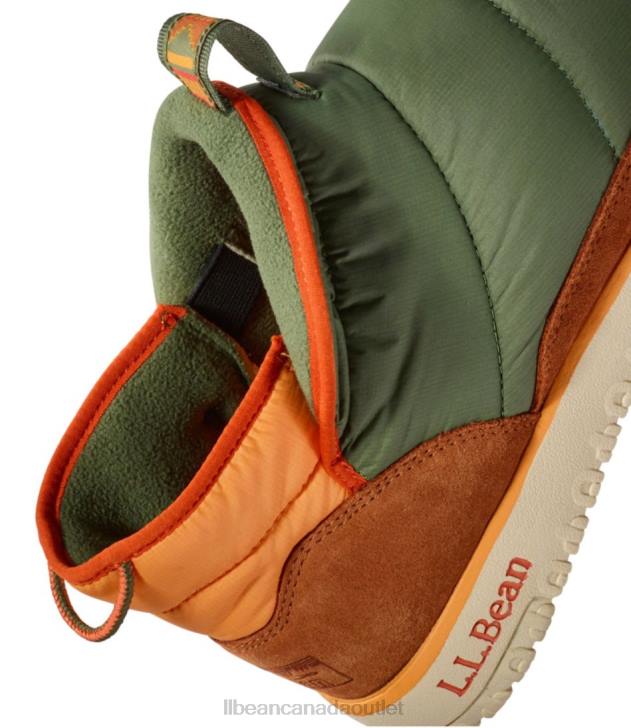 Footwear Kelp Green/Coastal Sand H8XZ5183 Mountain Classic Quilted Ankle Boots Men L.L.Bean