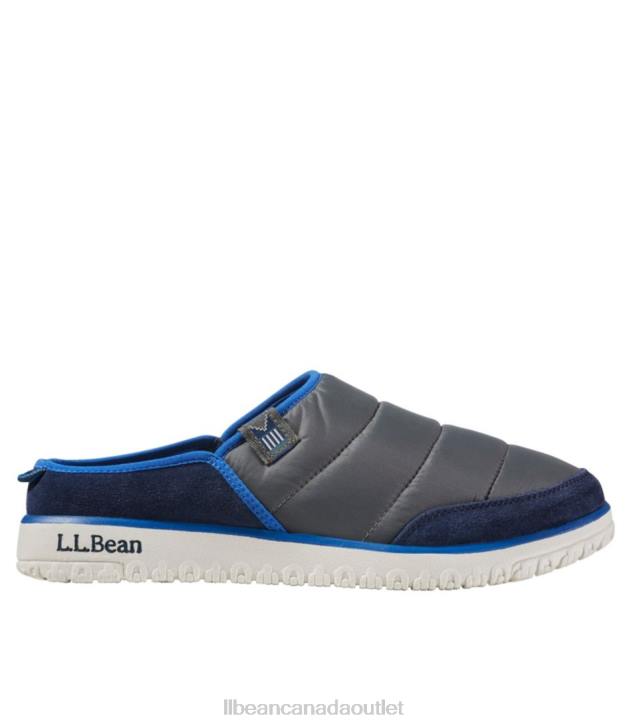 Footwear Nautical Navy/Shale Gray H8XZ5209 Mountain Classic Quilted Slides Men L.L.Bean