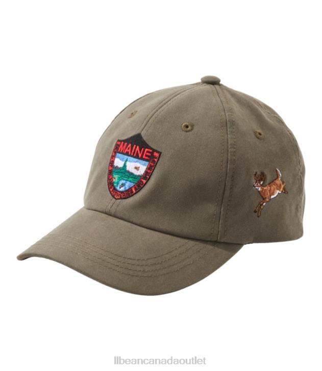 Accessories Olive H8XZ138 Maine Inland Fisheries and Wildlife Baseball Cap Men L.L.Bean