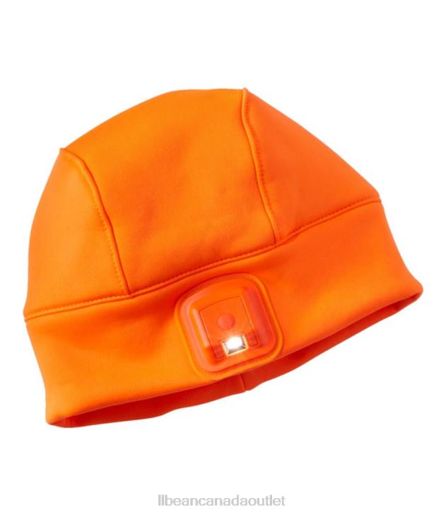 Accessories Hunter Orange H8XZ6622 Pathfinder Rechargeable LED Beanie Men L.L.Bean