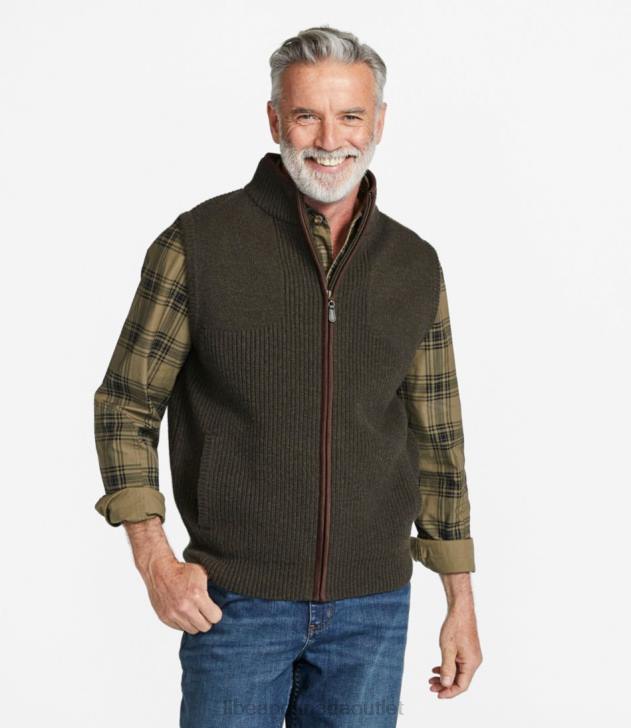 Outdoor Equipment Forest Shadow Heather H8XZ1392 Waterfowl Sweater Vest Men L.L.Bean
