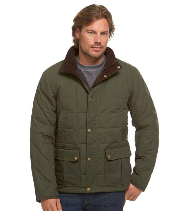 Outdoor Equipment Loden H8XZ899 Upcountry Waxed-Cotton Down Jacket Men L.L.Bean