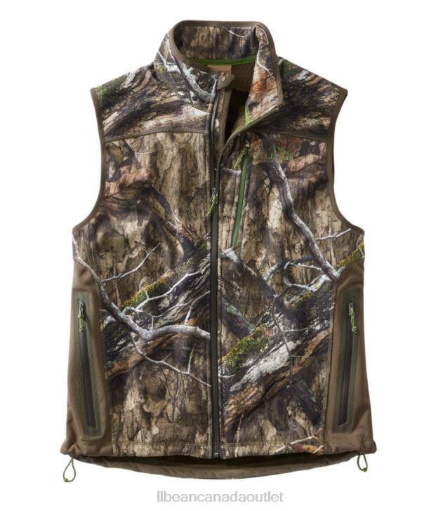 Outdoor Equipment Mossy Oak Country DNA H8XZ1878 Ridge Runner Soft-Shell Vest Men L.L.Bean