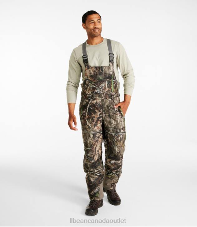 Outdoor Equipment Mossy Oak Country DNA H8XZ643 Ridge Runner Insulated Storm Bibs Men L.L.Bean