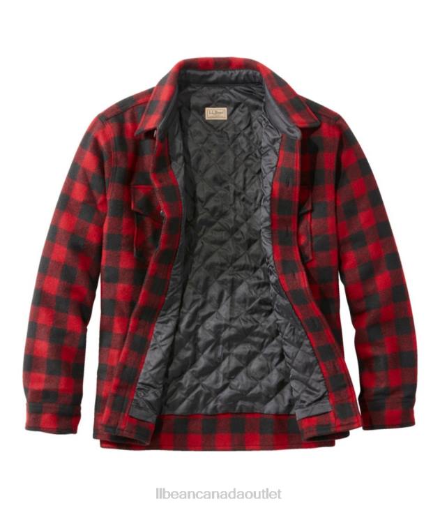 Outdoor Equipment Cobalt/Black H8XZ3866 Maine Guide Shirt with PrimaLoft Men L.L.Bean