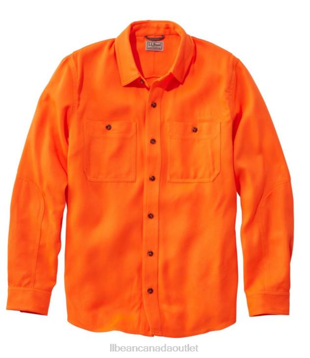 Outdoor Equipment Hunter Orange H8XZ1966 Field Shirt Men L.L.Bean x Double L