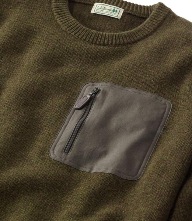 Outdoor Equipment Kelp Green H8XZ6129 Maine Guide Merino Sweater Men L.L.Bean