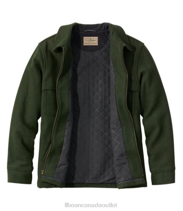 Outerwear Loden H8XZ911 Maine Guide Zip-Front Jac-Shirt with PrimaLoft Men L.L.Bean