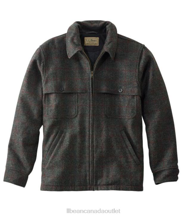 Outerwear Malone H8XZ885 Maine Guide Zip-Front Jac-Shirt with PrimaLoft Men L.L.Bean