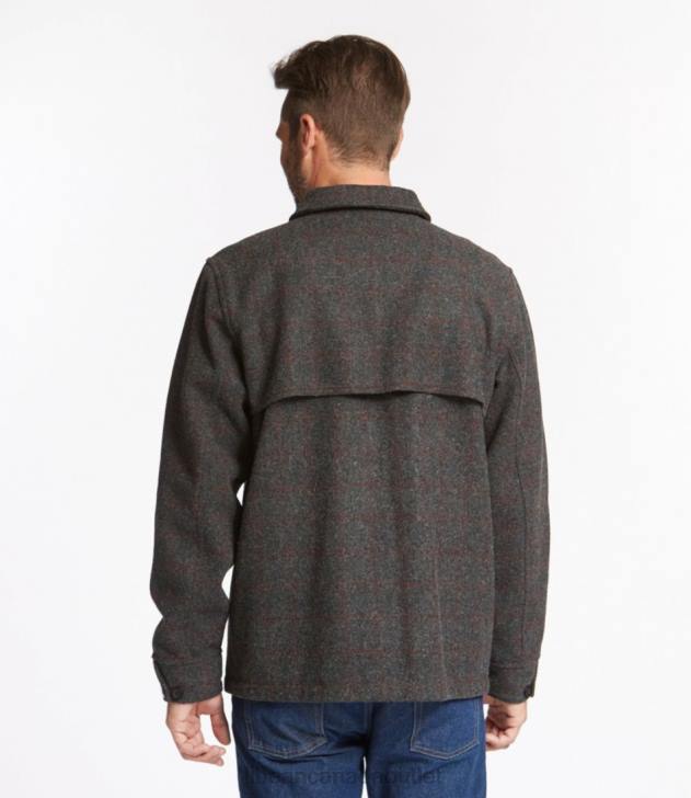Outerwear Malone H8XZ954 Maine Guide Zip-Front Jac-Shirt Men L.L.Bean