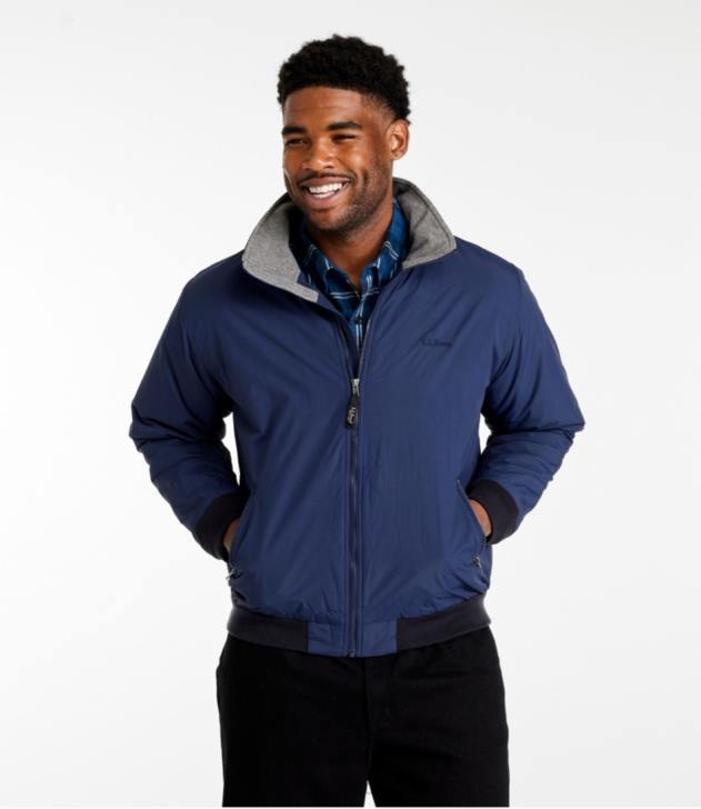 Outerwear Rust Orange H8XZ5085 Warm-Up Jacket Men L.L.Bean