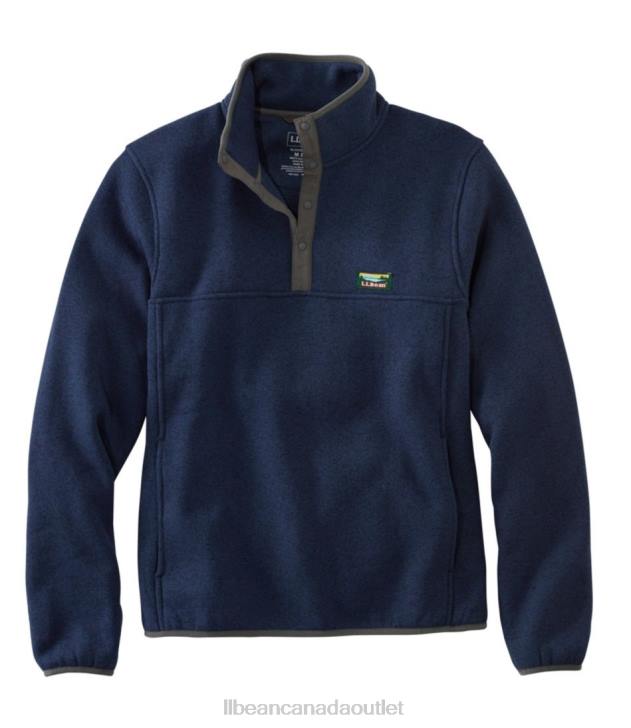Outerwear Bright Navy H8XZ6680 Sweater Fleece Pullover Men L.L.Bean