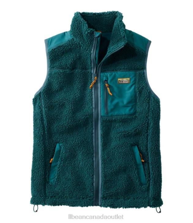 Outerwear Dark Pine H8XZ6615 Sherpa Vest Men L.L.Bean